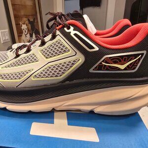 HOKA Clifton One9 Black Habanero White 1155370-HBN Mens Size 13 US NEW